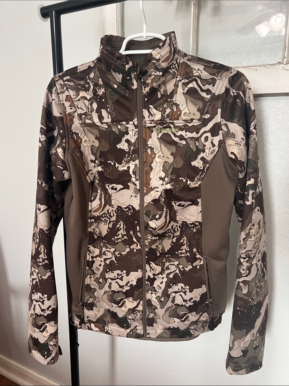 Youth Magellan Outdoors Brown and Tan Camouflage Utility Jacket